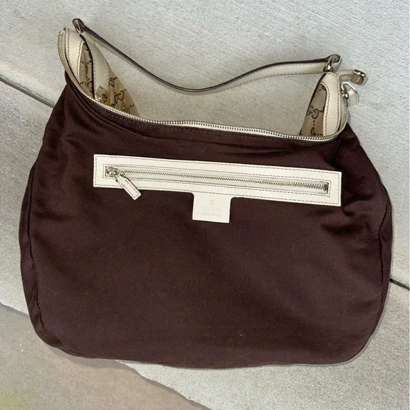 EUC Gucci GG Canvas Charmy Hobo Authentic Shoulder Bag - Picture 9 of 16